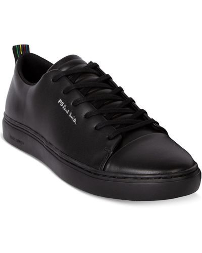 Paul Smith Lee Tape Leather Low-top Sneaker - Black