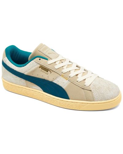 PUMA Suede Underdogs Casual Sneakers From Finish Line - White