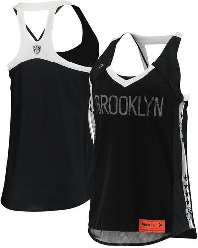 Q.ORE Brooklyn Nets Dual Team Tank Top - Black