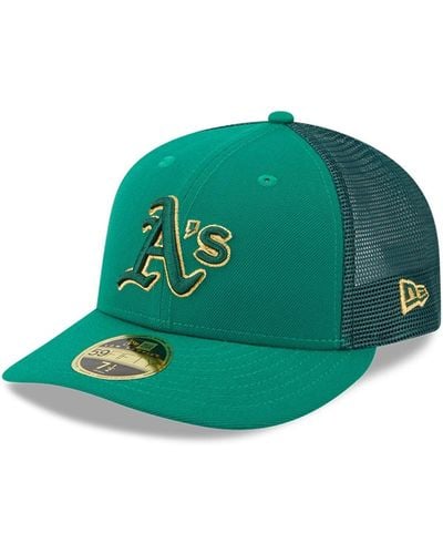 KTZ Oakland Athletics 2023 St. Patrick's Day Low Profile 59fifty Fitted Hat - Green