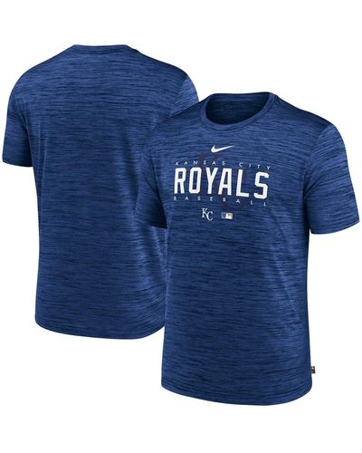 Nike Los Angeles Dodgers Authentic Collection Velocity Performance Practice T-shirt - Blue
