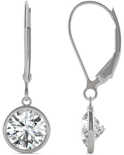 Charles & Colvard Moissanite Drop Earrings (1 5/8 Ct. T.w. Diamond Equivalent - White