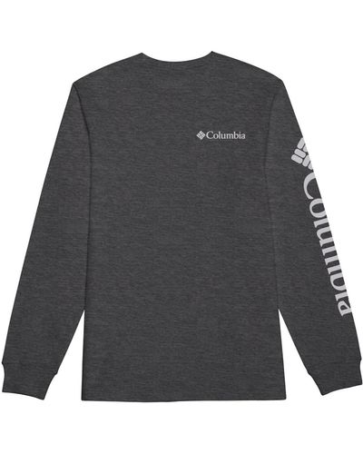 Columbia Fundamentals Graphic Long Sleeve T-shirt - Gray