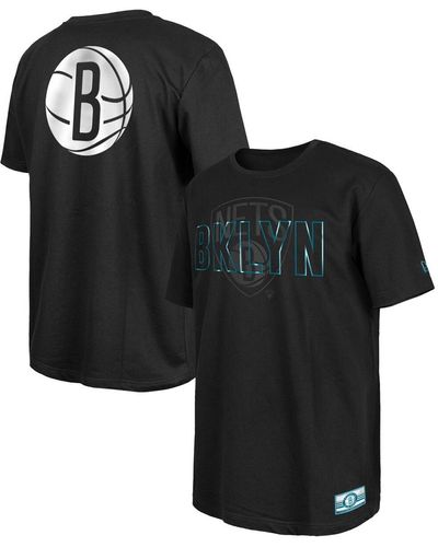 KTZ Brooklyn Nets 2023/24 City Edition Elite Pack T-shirt - Black