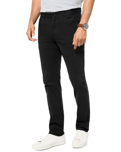 Michael Kors Men's Parker Slim-fit Stretch Pants - Black
