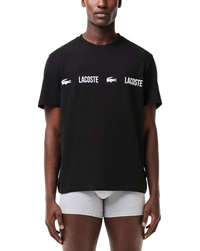 Lacoste Logo T Shirt - Black