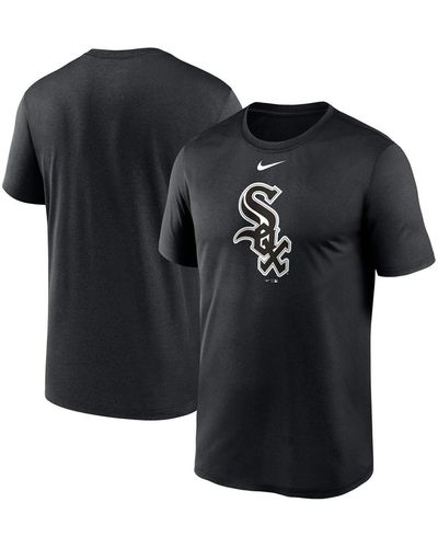 Nike Chicago White Sox Big And Tall Logo Legend Performance T-shirt - Black
