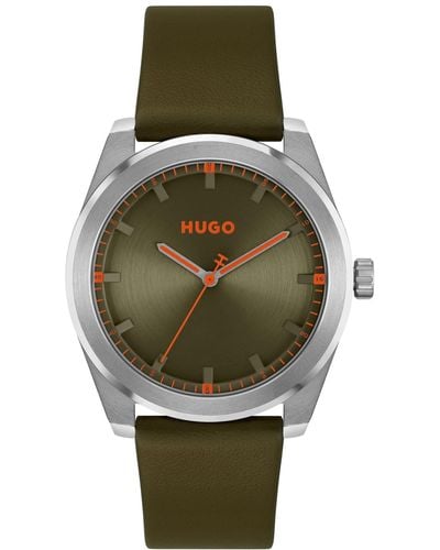 BOSS Bright Quartz Watch 42mm - Green