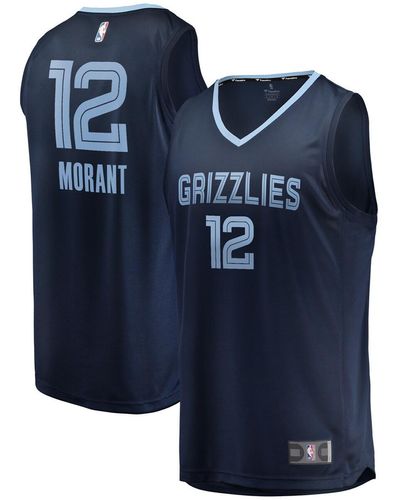 Fanatics Ja Morant Memphis Grizzlies Fast Break Replica Jersey - Blue
