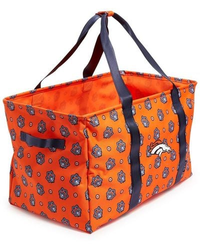 Vera Bradley Denver Broncos Reactive Large Car Tote Bag - Orange