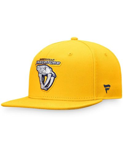 Fanatics Nashville Predators Special Edition Fitted Hat - Yellow