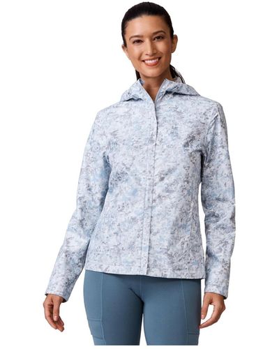 Free Country X2o Packable Rain Jacket - Blue