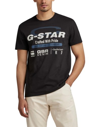 G-Star RAW Regular-fit Old Skool Originals T-shirt - Black