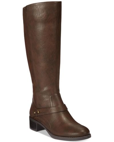 Easy Street Jewel Riding Boots - Brown