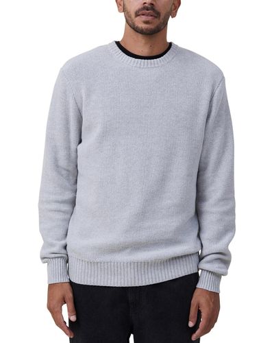 Cotton On Crew Knit Sweater - Gray