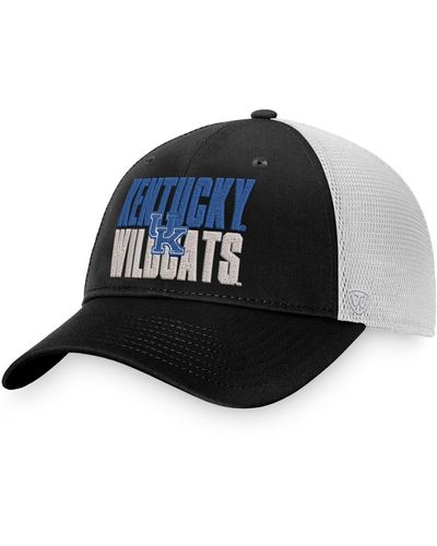 Majestic Kentucky Wildcats Stockpile Trucker Adjustable Hat - Black