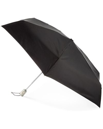 Totes Water Repellent Auto Open Close Sunguard Umbrella - Black