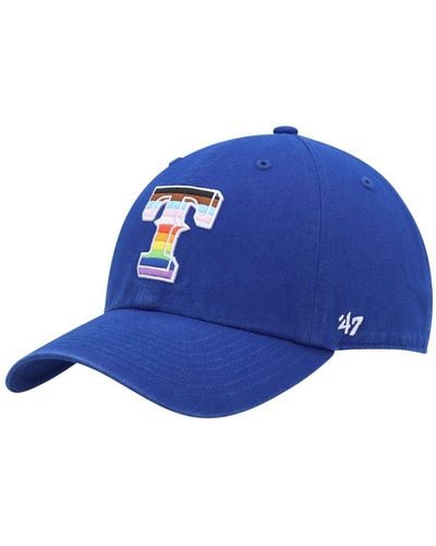 '47 Royal Texas Rangers Team Pride Clean Up Adjustable Hat - Blue