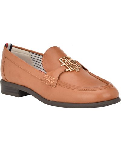 Tommy Hilfiger Terow Casual Ornamented Loafers - Brown