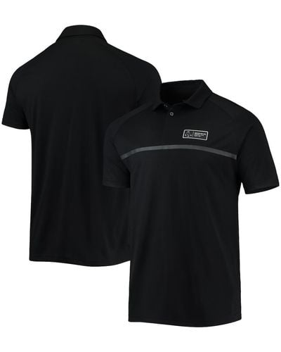 Levelwear Boston Red Sox Sector Raglan Polo Shirt - Black