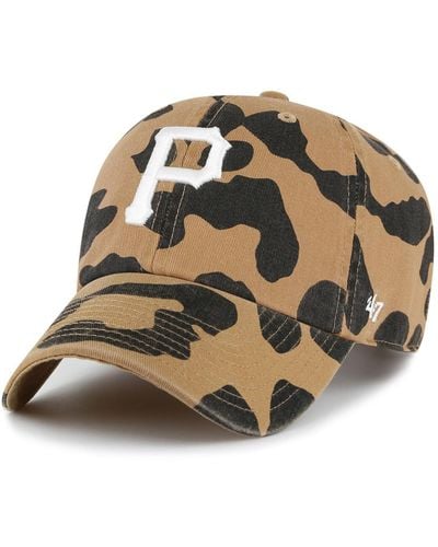 '47 Pittsburgh Pirates Rosette Clean Up Adjustable Hat - Brown