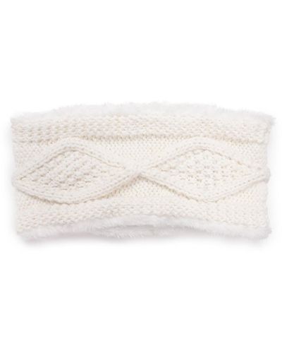 Muk Luks Cable Knit Headband - Natural