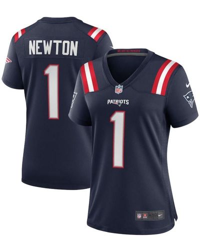 Nike Cam Newton New England Patriots Nfl Game Jersey - Blue