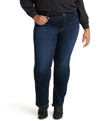 Levi's Trendy Plus Size 415 Classic Bootcut Jeans - Blue