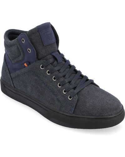 Vance Co. Justin High Top Sneakers - Blue