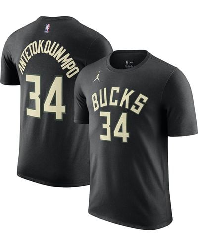 Milwaukee Bucks Nike Name & Number Association T-Shirt - Giannis