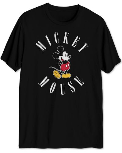 Hybrid Nineties Mickey Mouse Graphic T-shirt - Black