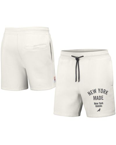 Staple Nba X New York Knicks Heavyweight Fleece Shorts - White