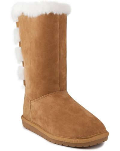 Sugar Panthea Fuzzy Winter Tall Boots - Brown