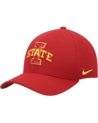 Nike Iowa State Cyclones Classic99 Swoosh Performance Flex Hat - Red