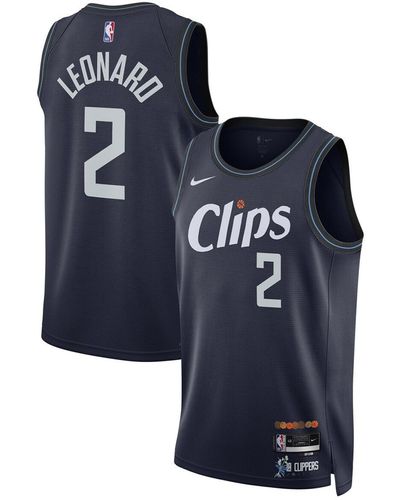 Nike And Kawhi Leonard La Clippers 2023/24 Swingman Jersey - Blue
