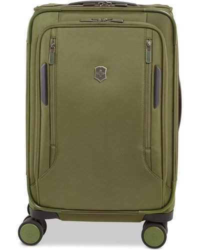 Victorinox Closeout! Vx Avenue 22" Frequent Flyer Softside Expandable Carry-on Suitcase In Olive - Green