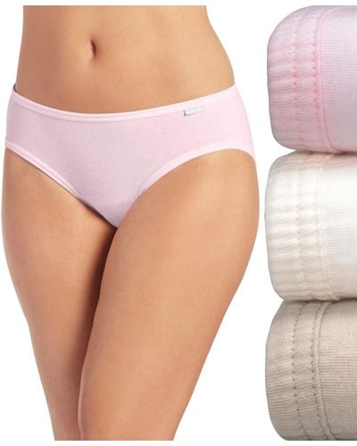 Jockey Elance Bikini Underwear 3 Pack 1489 - Pink