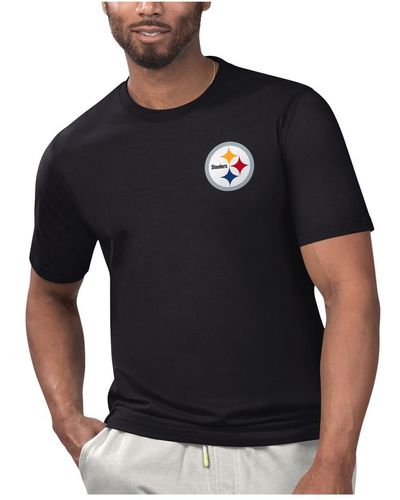 Margaritaville Pittsburgh Steelers Licensed To Chill T-shirt - Black