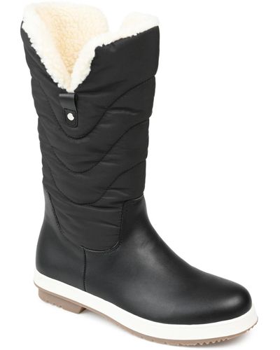 Journee Collection Pippah Cold Weather Boots - Black