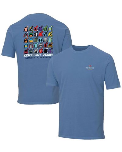 Ahead Kentucky Derby 150 Jockey Lineup T-shirt - Blue