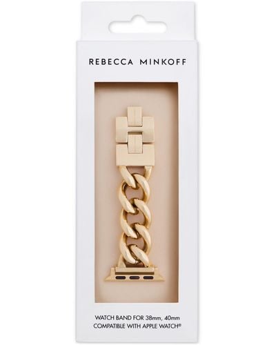 Rebecca Minkoff Gold-tone Stainless Steel Chain Apple Watch® Bracelet 38/40mm - Metallic
