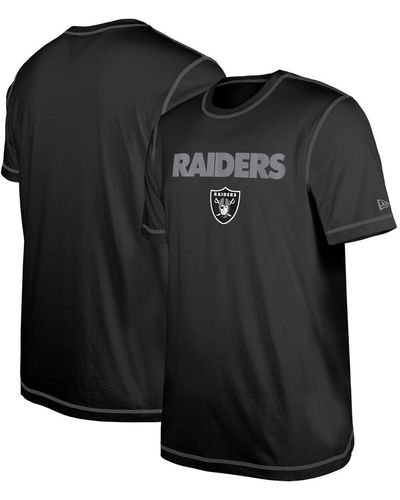 KTZ Las Vegas Raiders Third Down Puff Print T-shirt - Black