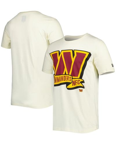 KTZ Washington Commanders Sideline Chrome T-shirt - White