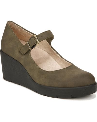 SOUL Naturalizer Adore Mary Jane Wedges - Brown