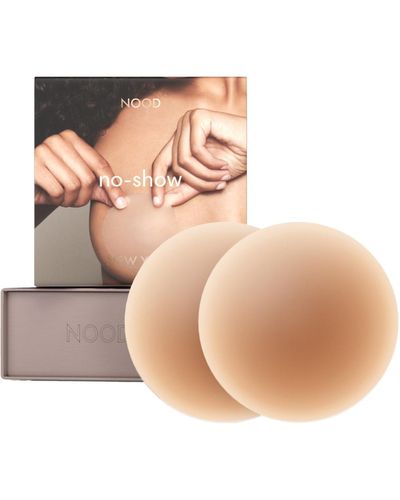 NOOD No-show Reusable Round Nipple Covers - Natural