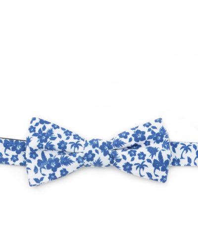 Cufflinks Inc. Tropical Bow Tie - Blue