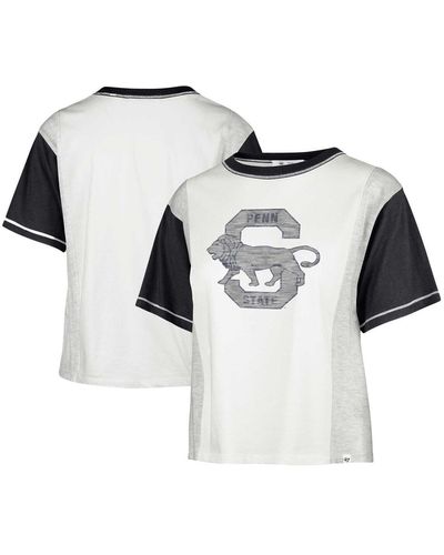 '47 Distressed Penn State Nittany Lions Vault Premier Tilda T-shirt - White