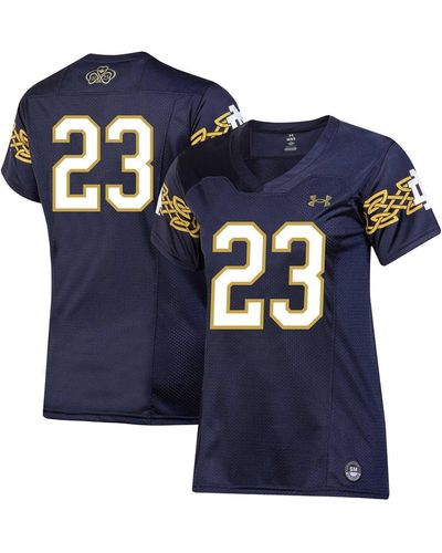 Under Armour Notre Dame Fighting Irish 2023 Aer Lingus College Football Classic Replica Jersey - Blue