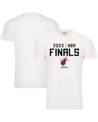 Sportiqe And Miami Heat 2023 Nba Finals Bingham Premium T-shirt - White