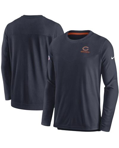 Nike Chicago Bears Navy Blue Playbook Long Sleeve T Shirt